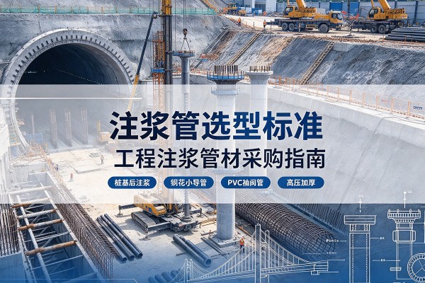 永登注浆管选型标准
