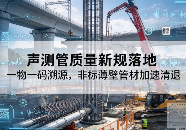 永登声测管质量新规落地，一物一码溯源，非标薄壁管材加速清退