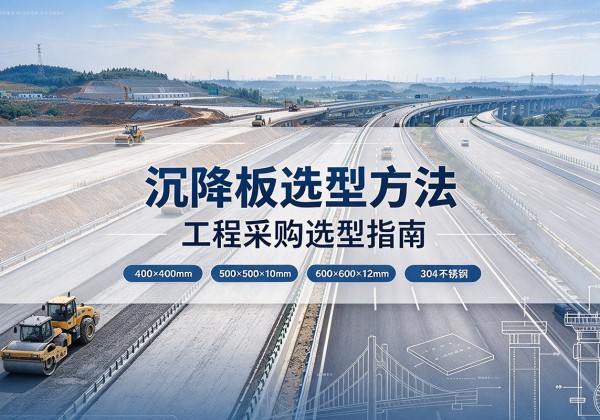 永登沉降板选择方法